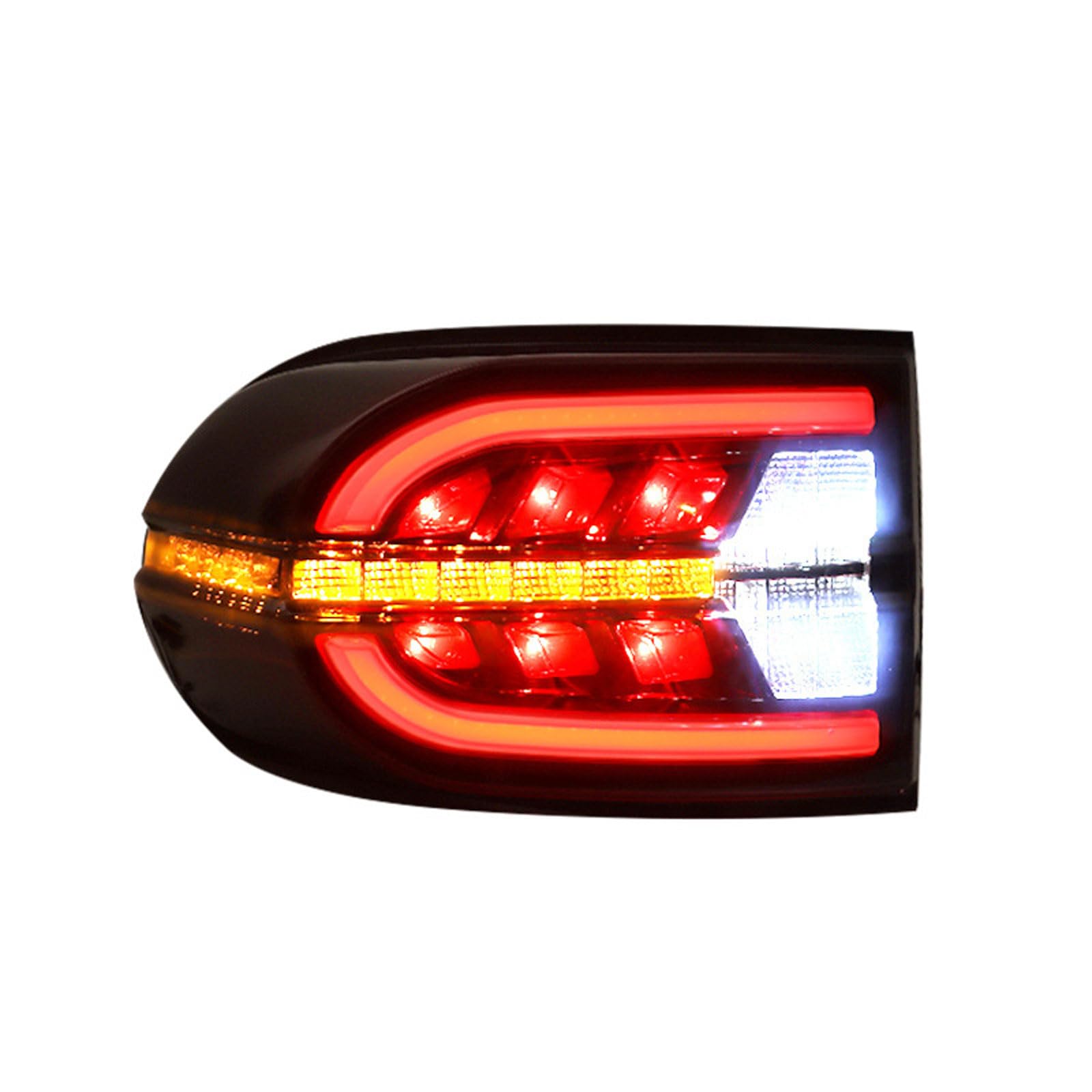 CMQISHAN Autorücklichter Für Toyota FJ Cruiser 2007-2020, Auto Zubehör Hinten Rücklicht Brems Warnung Lampe Auto Teil Rücklicht Montage, right von CMQISHAN