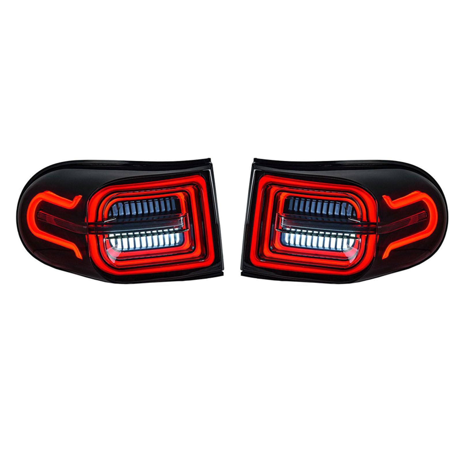 CMQISHAN Autorücklichter Für Toyota FJ Cruiser 2007-2020, Auto Zubehör Hinten Rücklicht Brems Warnung Lampe Auto Teil Rücklicht Montage,suite von CMQISHAN