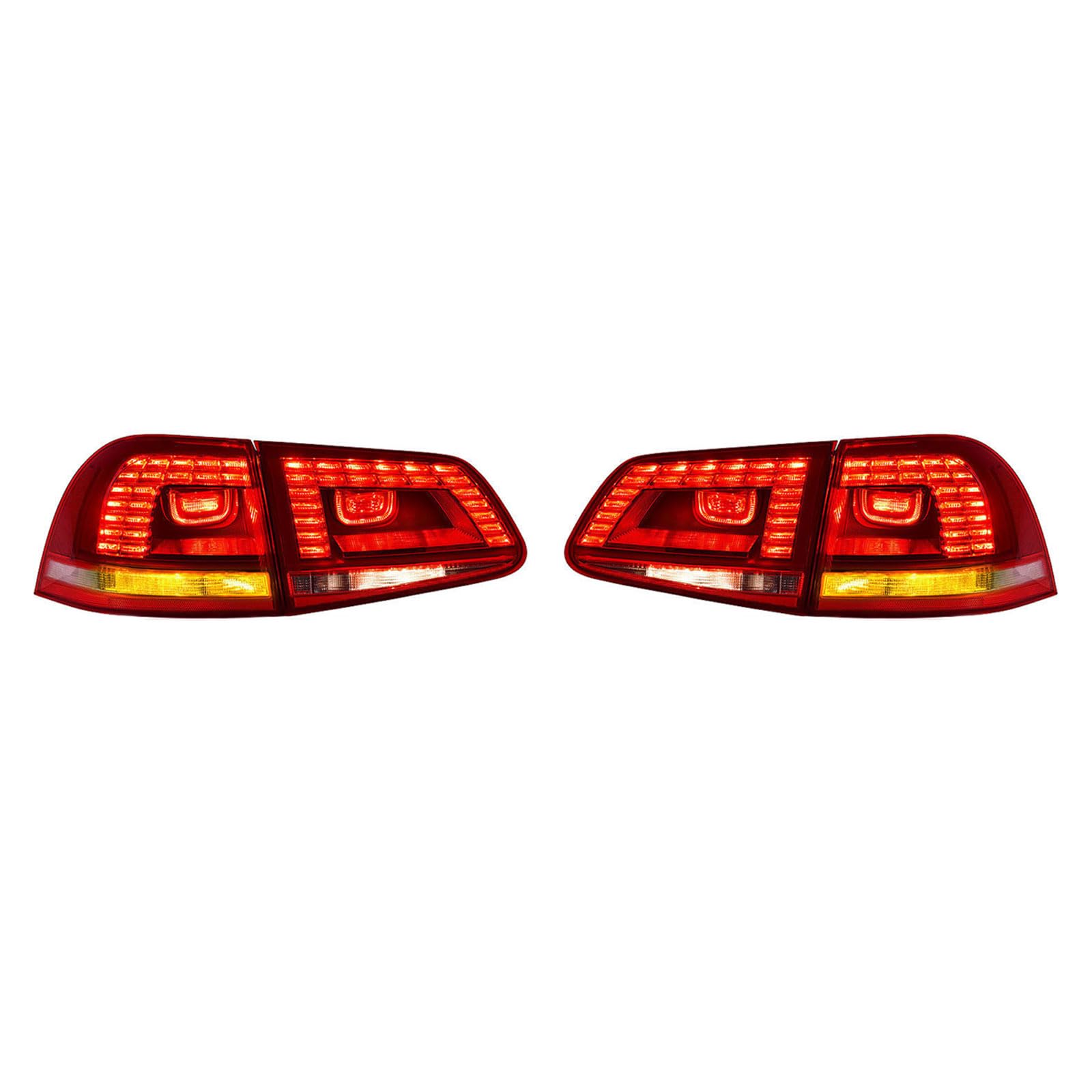 CMQISHAN Autorücklichter Für VW Touareg 2011-2018, Auto Zubehör Hinten Rücklicht Brems Warnung Lampe Auto Teil Rücklicht Montage,suite von CMQISHAN