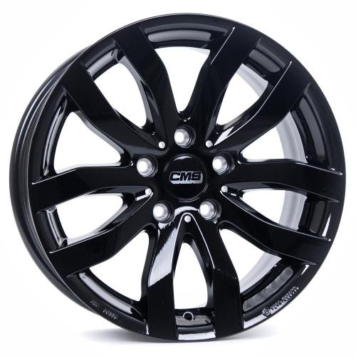 CMS C22 Complete Black Gloss C22 706 40 10 CBG 7x16 ET 40 5x114 MZ 67.10 Alufelgen LKW von CMS