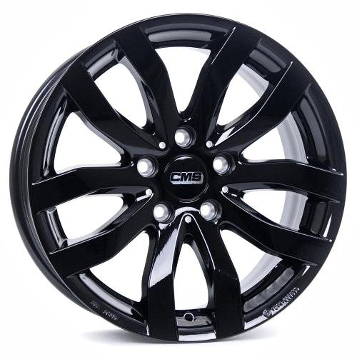 CMS C22 Complete Black Gloss C22 808 30 16S CBG 8x18 ET 30 5x120 MZ 72.60 Alufelgen LKW von CMS