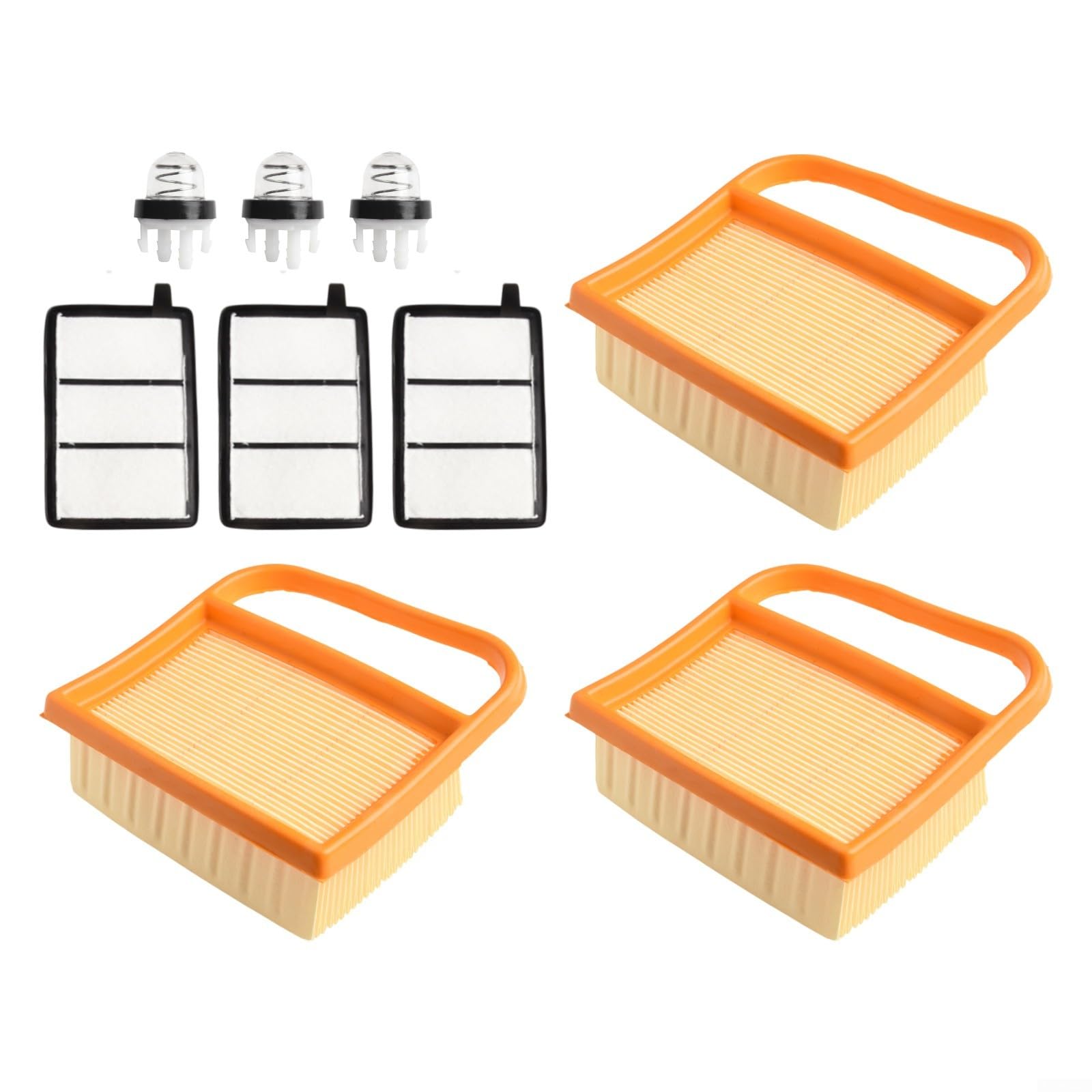 CNANRNANC 9-teiliges Luftfilter-Set für TS420 TS410 Betonsäge Rasenmäher Zubehör, Ersatz 4238 1800 140 4238 141 0300 von CNANRNANC