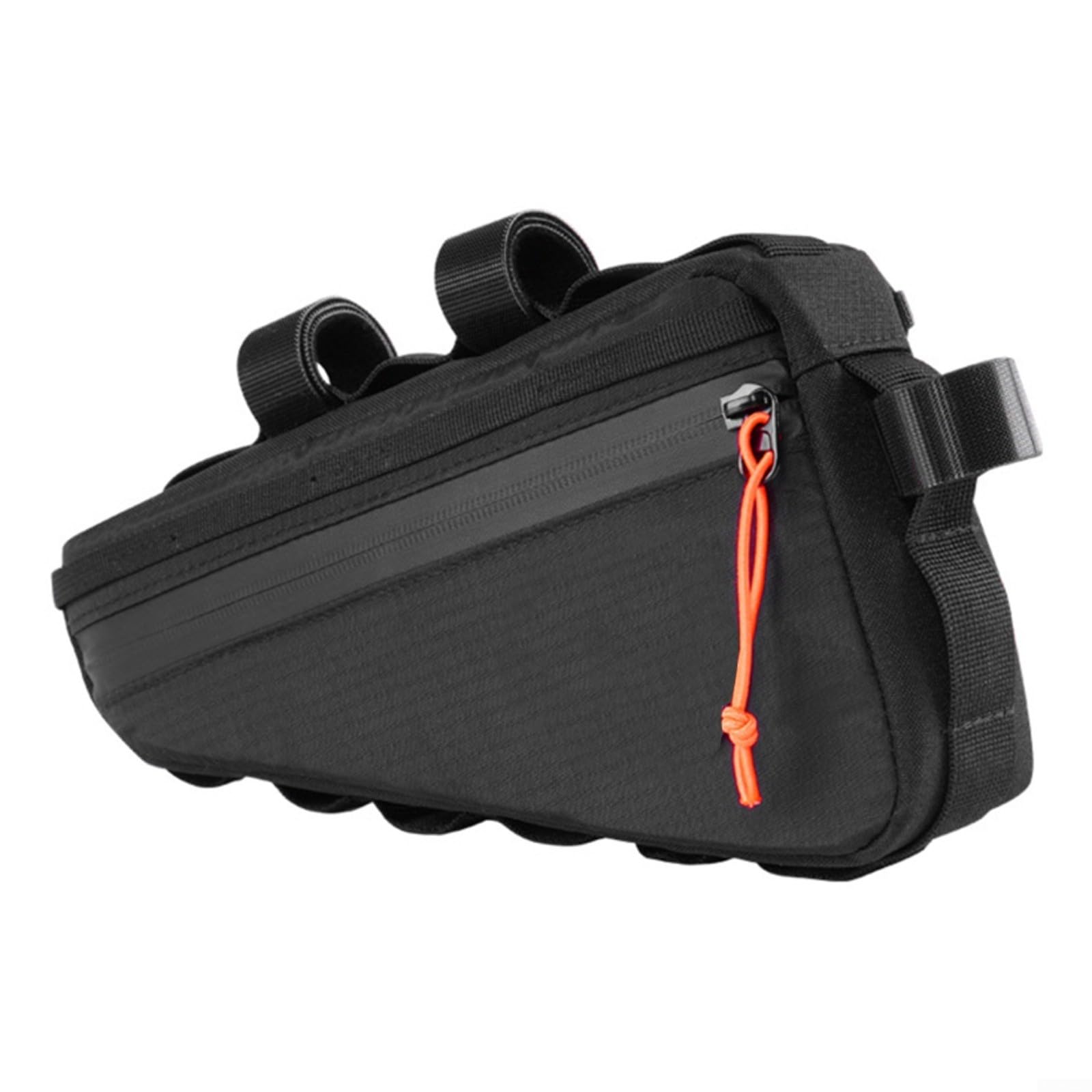 CNANRNANC Fahrradrahmentasche wasserdichte Mountainbike-Vorderrohrtasche für Zubehör und Werkzeug Fahrradtaschen fahrradtasche klein rahmentasche Schwarz/Blau/Gelb/Grün 25 * 14 * 6cm(Black) von CNANRNANC