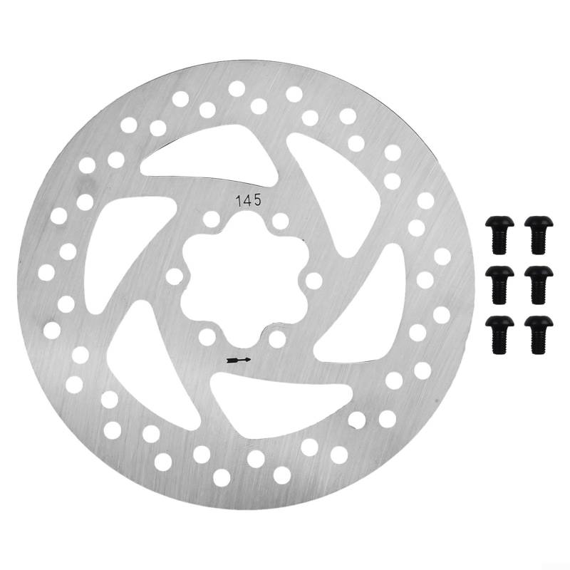 CNANRNANC Zuverlässiger Scheibenbremsrotor aus Edelstahl, 145 mm, für MTB-Fahrräder, 2382479333 von CNANRNANC