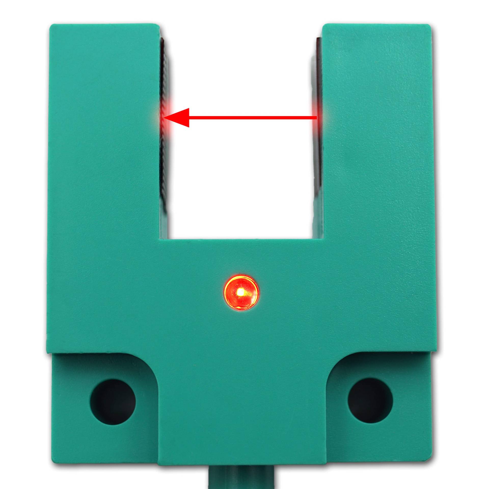 Gabellichtschranke 6 bis 36 Volt NO NPN Erfassungsbereich 15mm U-Lichtschranke Lichtsensor (15mm - NPN NO) von CNCTEC