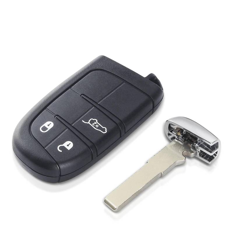 CNHDCFROO Autoschlüsselgehäuse 2/3/4/5 Tasten Smart Remote Key Shell Kompatibel Mit J&e&ep Für R&ene&Gade Für Compass(6) von CNHDCFROO