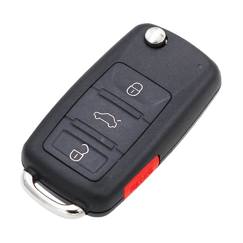 CNHDCFROO Autoschlüsselgehäuse 3 + 1/4 Tasten Klappbares Flip Remote Key Shell Fall Für T&oua® 2004 2005 2006 2007 2008 2009 2010 2011 von CNHDCFROO