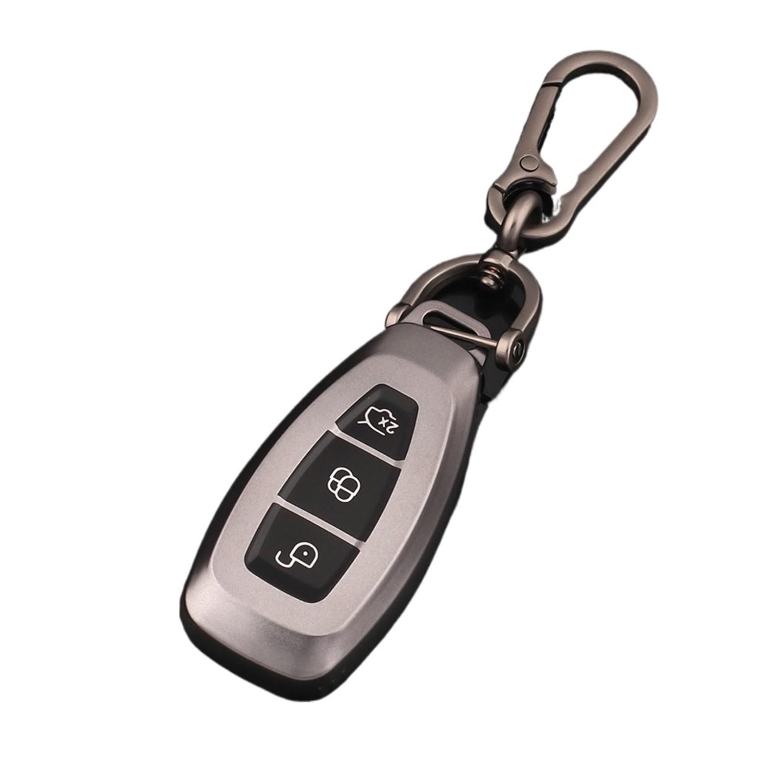 CNHDCFROO Autoschlüsselgehäuse Auto-Smart-Key-Hülle, Schutzhülle Für Schlüsselanhänger, Kompatibel Mit F&or&d, Für Focus 3, 4 ST, Für Mondeo MK3 MK4, Für Fiesta(3) von CNHDCFROO