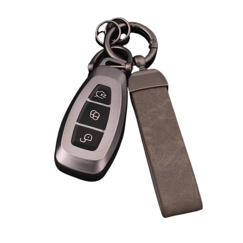 CNHDCFROO Autoschlüsselgehäuse Auto-Smart-Key-Hülle, Schutzhülle Für Schlüsselanhänger, Kompatibel Mit F&or&d, Für Focus 3, 4 ST, Für Mondeo MK3 MK4, Für Fiesta(5) von CNHDCFROO