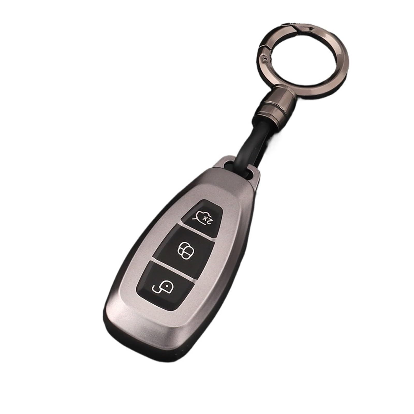 CNHDCFROO Autoschlüsselgehäuse Shell Fob Holder Protector Auto-Fernbedienung Smart Key Case Abdeckung Kompatibel Mit F&o&rd Für Fiesta Für Focus 3 4 Für Mondeo(4) von CNHDCFROO