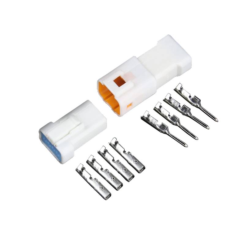 5 Sets JST Series Mini wasserdichtes Gehäuse 4-polig 04T/04R-JWPF-VSLE-S Stecker und Buchse Stecker Automobilstecker von CNKF