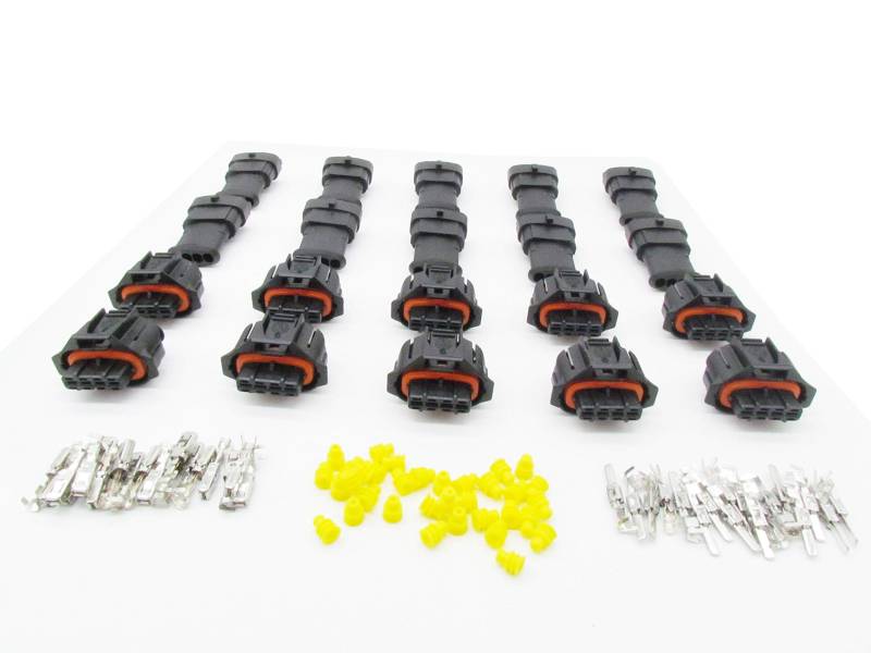 cnkf 10 Sets 4 Pin Männlich Weiblich versiegelt Diesel Einspritzpumpen Stecker Bosch BSK für Karte Sensor Anschluss 1928403736 von CNKF