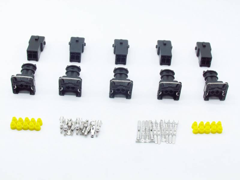 cnkf 5 Sets Bosch EV1 3,5 Serie 2 Pins männlich weiblich-Stecker Fuel Injektor Stecker von CNKF