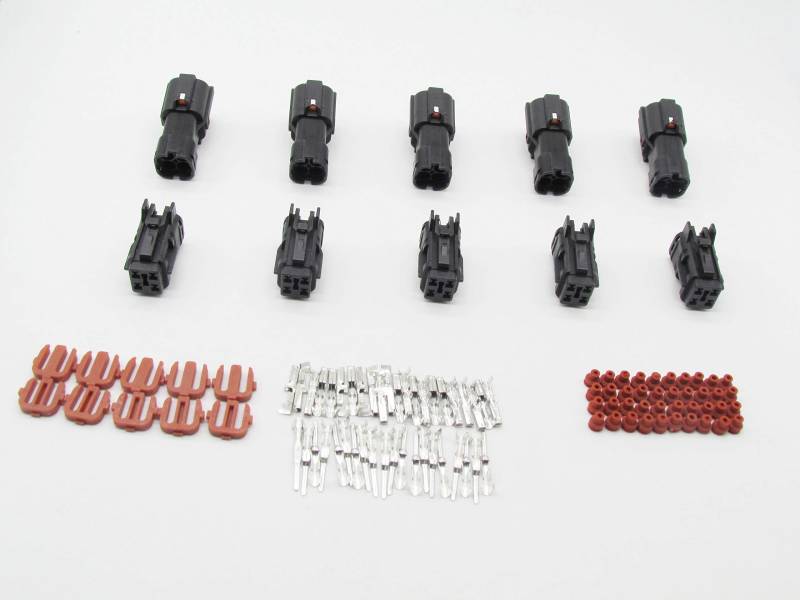 cnkf 5 Sets Ket (4 Pin Schwarz Männlich und Weiblich Stecker Wasserdicht mg640333/mg610331 von CNKF