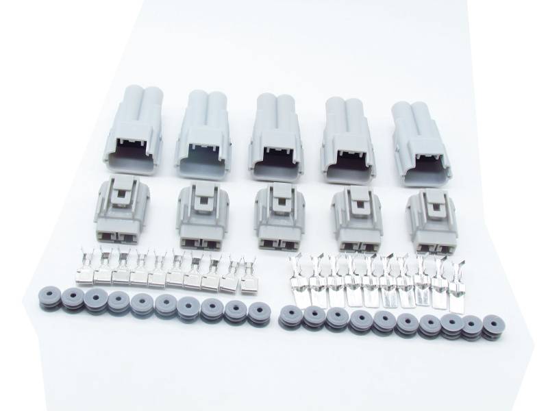 cnkf 5 Sets Sumitomo Glasfasern 2 Pin Männlich und Weiblich Stecker Auto Stecker Motor Fahrzeug Wasserdicht Nr. 6189?0172 von CNKF