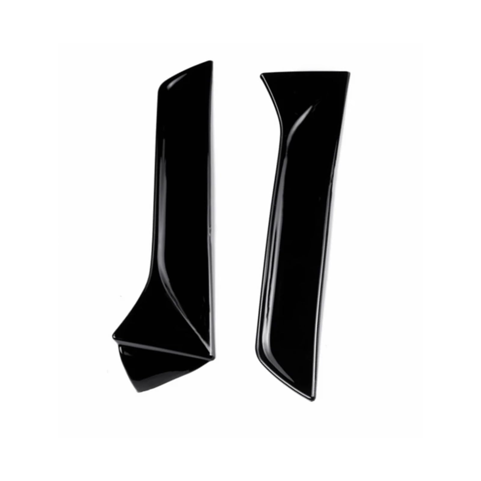 CNMNDE Heckscheiben-Seitenspoilerflügel, passend for Seat, Leon 5F FR Mk3 MK3.5 2012–2021, Auto-Styling, Auto-Canards-Splitter, schwarze Kohlefaser Aerodynamischer Heckscheibenspoiler(Gloss black) von CNMNDE