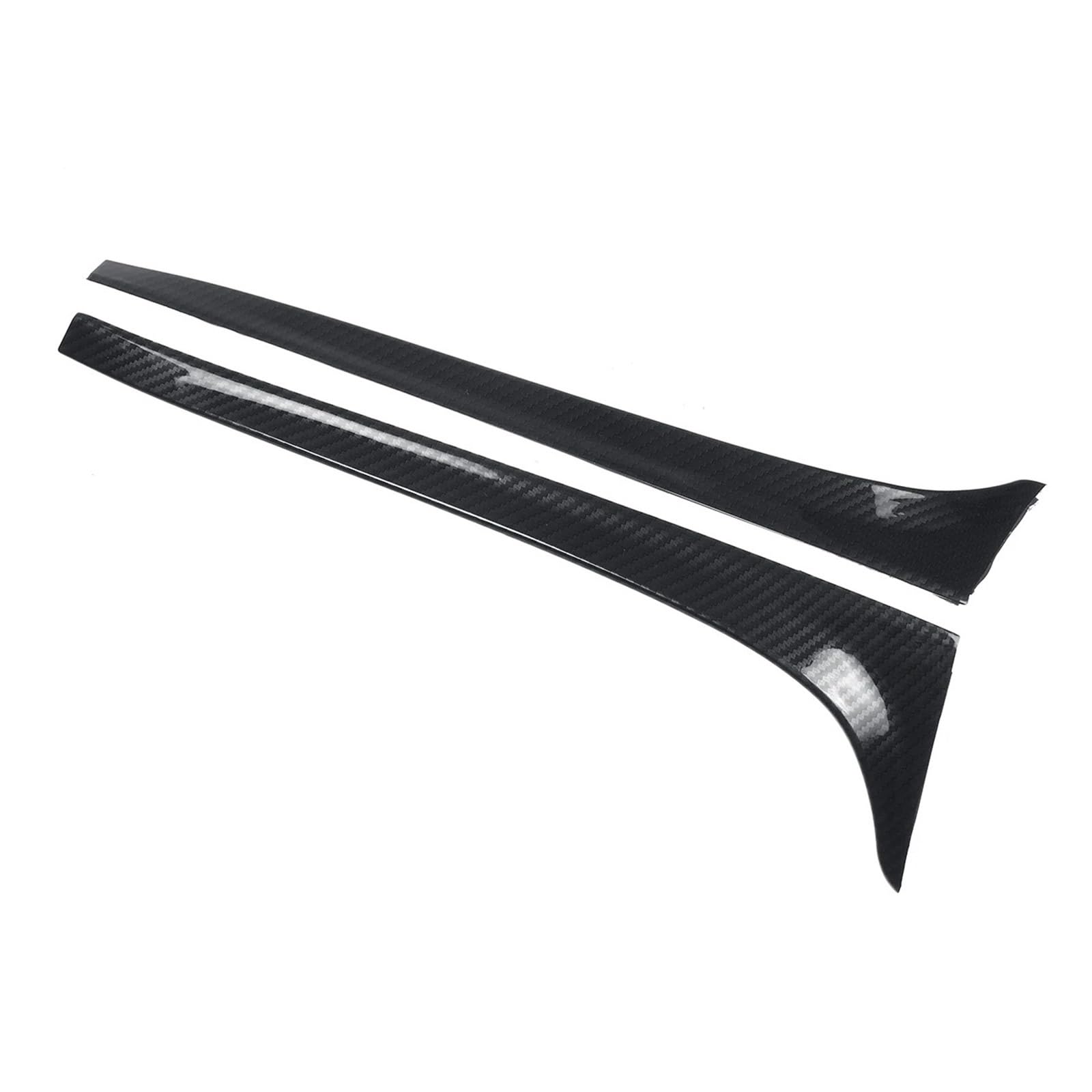 CNMNDE Heckscheibenflügel-Seitenspoiler, passend for VW, passend for GOLF, 7 MK7 GTD R 2014–2018, Auto-Styling, Auto-Zubehör, Kohlefaser, Schwarz Aerodynamischer Heckscheibenspoiler von CNMNDE