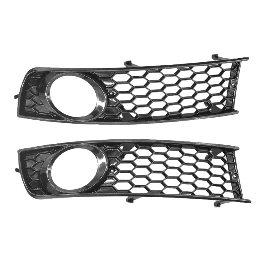 Auto-Frontgrill 2 Stücke Mesh Auto Front Nebel Licht Gitter Abdeckung Trim Passt Für A4 B6 2001-2005 Nebel Licht Kühlergrill Grill Abdeckung 8E0807681 8E0807682 Frontstoßstangengrill von CNMVCJSAR