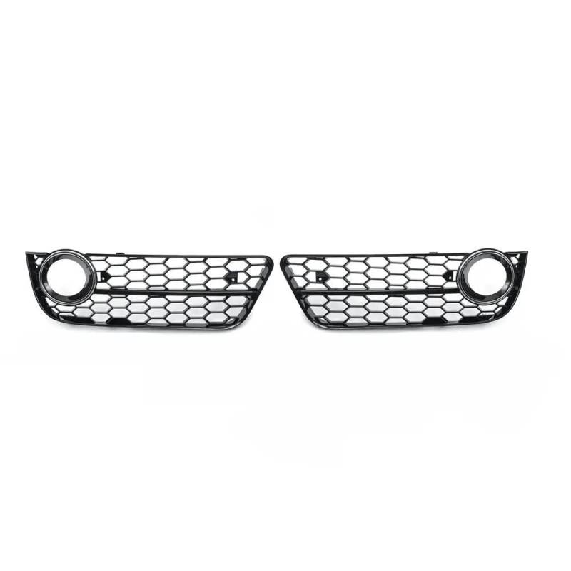 Auto-Frontgrill Auto Front Stoßstange Nebel Licht Lampe Kühlergrill Grill Abdeckung Mesh Für A5 Für Coupe Für Sportback 2008-2011 Für Cabriolet 2010-2011 Frontstoßstangengrill(Chrome) von CNMVCJSAR