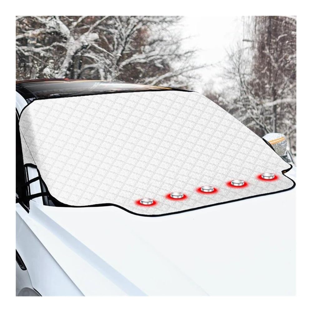 Auto Scheibenabdeckung 147X116cm Auto Schnee EIS Schutz Fenster Windschutzscheibe Sonnenschutz Vorne Hinten Windschutzscheibe Block Abdeckung Visier Windschutzscheibe Abdeckung von CNMVCJSAR