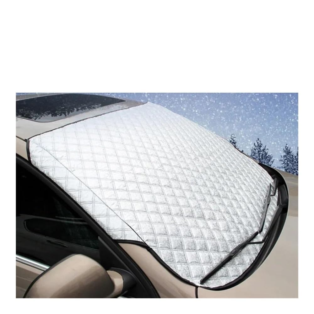 Auto Scheibenabdeckung Auto Frontscheibe Abdeckung Auto Sonnenschutz Auto Windschutzscheibe Schatten Staubschutz Anti Schnee Frost EIS Schild Auto Windschutzscheibe Cove Windschutzscheibe Abdeckung(3 von CNMVCJSAR