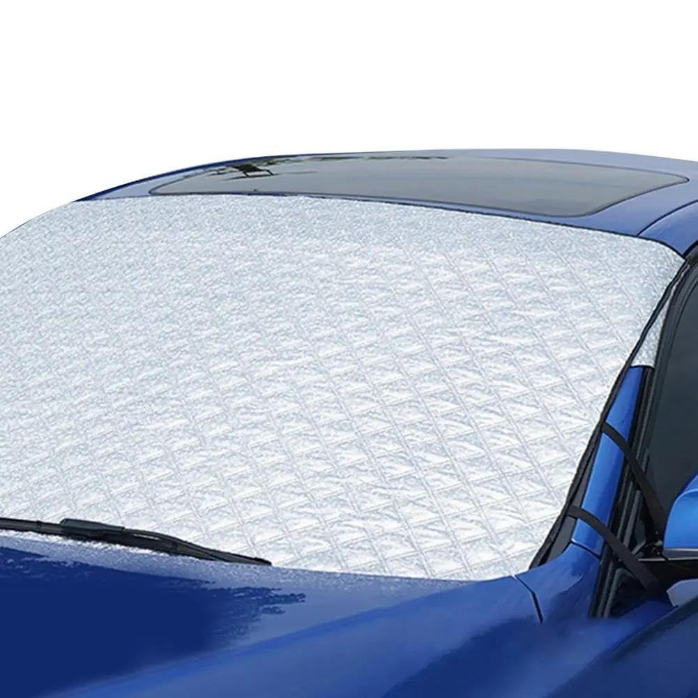 Auto Scheibenabdeckung Auto-Sonnenschutz Für Die Frontscheibe 150 X 70 Cm, Auto-Sonnenschutz Vereisungsschutz Sonnenschutz Für Auto, SUV, Auto-Windschutzscheibe Schneedecke Windschutzscheibe Abdeckung von CNMVCJSAR