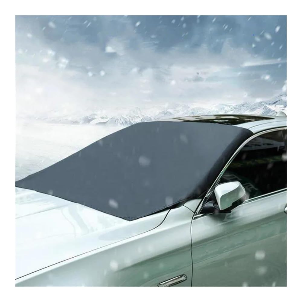 Auto Scheibenabdeckung Auto Vorne Hinten Windschutzscheibe Abdeckung Windschutzscheibe Sonnenschirme Universal Magnetische Schnee Abdeckung Winter Visier Abdeckung Windschutzscheibe Abdeckung(Front -1 von CNMVCJSAR