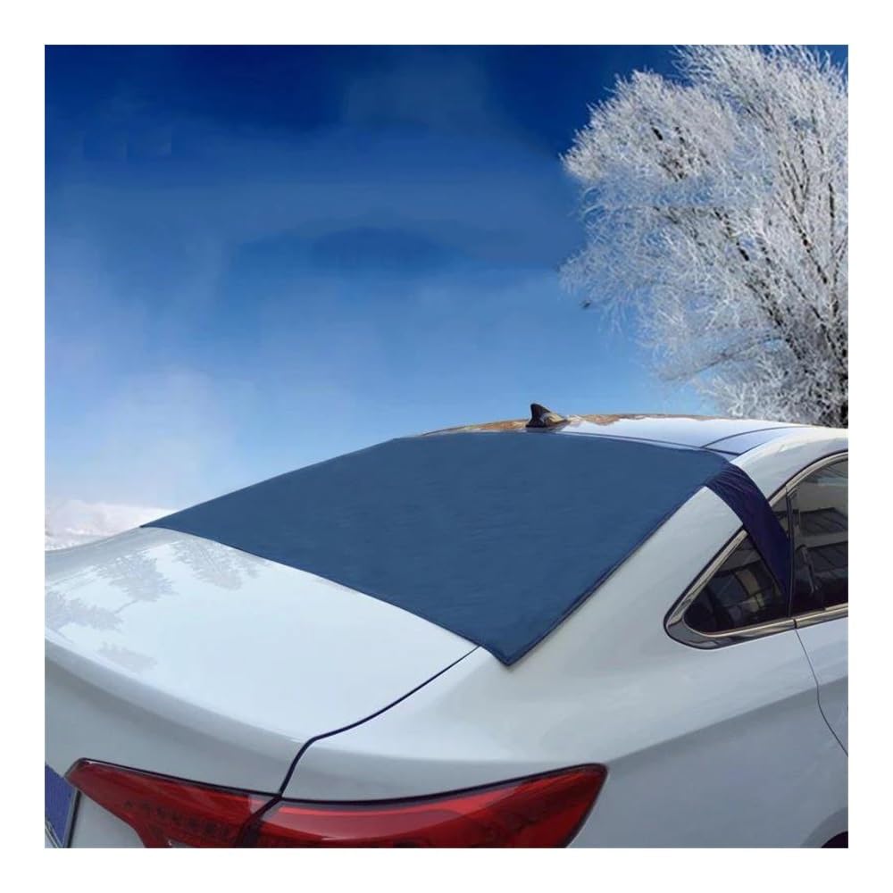 Auto Scheibenabdeckung Auto Vorne Hinten Windschutzscheibe Abdeckung Windschutzscheibe Sonnenschirme Universal Magnetische Schnee Abdeckung Winter Visier Abdeckung Windschutzscheibe Abdeckung(Rear -1p von CNMVCJSAR