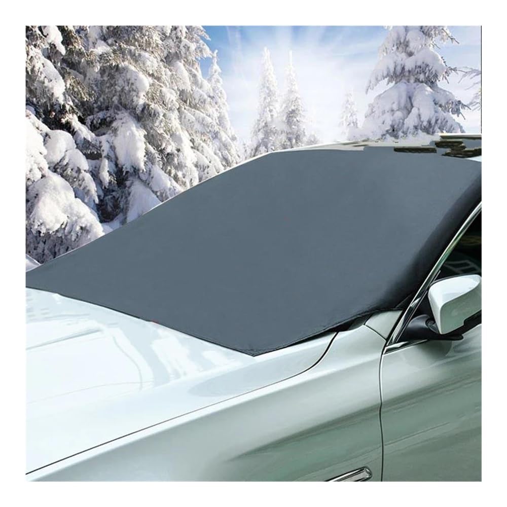 Auto Scheibenabdeckung Auto Windschutzscheibe Schnee Sonnenschutz Wasserdichte Schutz Abdeckung Magnetische Sonnenschutz Abdeckung Auto Frontscheibe Abdeckung Windschutzscheibe Abdeckung(Rear1.45x0.9m von CNMVCJSAR