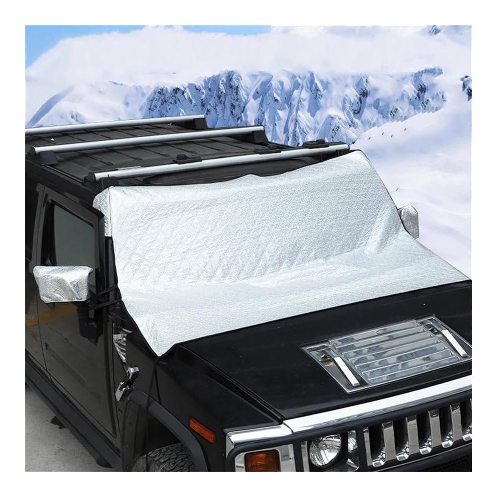 Auto Scheibenabdeckung Für Hummer H2 2003-2009 Auto Frontscheibe Abdeckung Sonnenschutz Schnee EIS Schutz Abdeckung Winter Sommer Windschutzscheibe Schild Windschutzscheibe Abdeckung von CNMVCJSAR