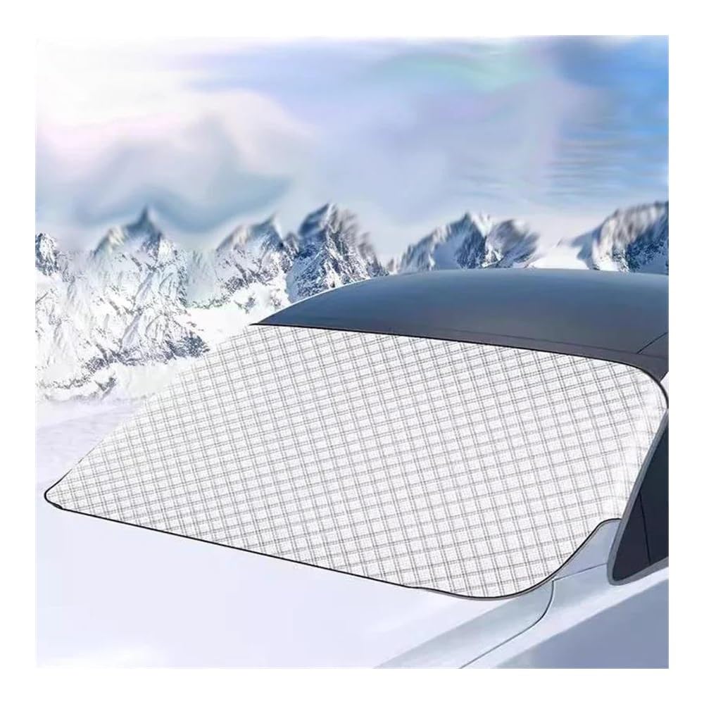 Auto Scheibenabdeckung Magnetische Auto-Frontscheibe Schneedecke Sonnenschutz Winter Frostschutzmittel Anti-UV-beständig Auto-Außenzubehör Windschutzscheibe Abdeckung(Ordinary SUV Style) von CNMVCJSAR