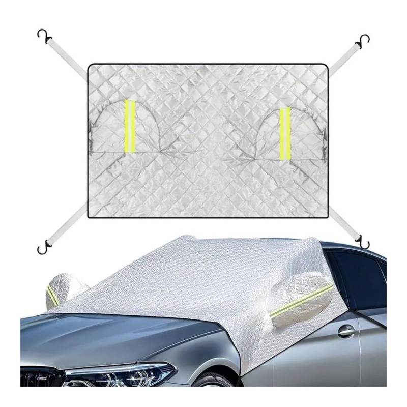 Auto Scheibenabdeckung Robuste Ultradicke Auto-Windschutzscheiben-Schneedecke Tragbar Faltbar Auto-Windschutzscheiben-Sonnenschutz Windschutzscheibe Abdeckung(Off Road Type) von CNMVCJSAR