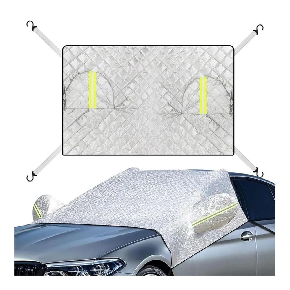 Auto Scheibenabdeckung Robuste Ultradicke Auto-Windschutzscheiben-Schneedecke Tragbar Faltbar Auto-Windschutzscheiben-Sonnenschutz Windschutzscheibe Abdeckung(Sedan) von CNMVCJSAR