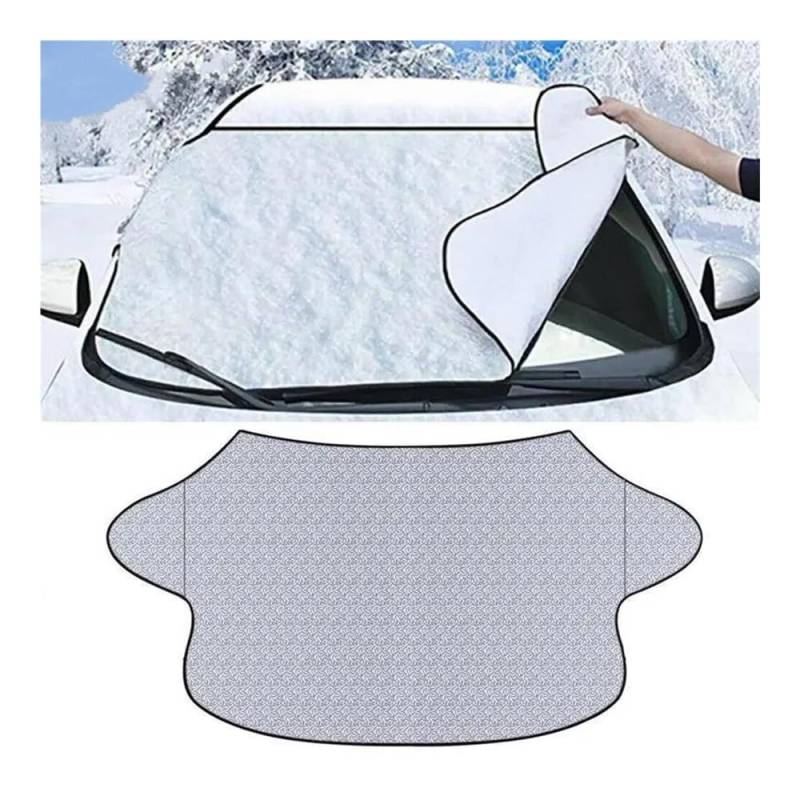 Auto Scheibenabdeckung Universal Auto Schnee Windschutzscheibe Abdeckung Magnetische Windschutzscheibe Abdeckung Dicker Sonnenschutz Schutz Abdeckung Für SUV Windschutzscheibe Abdeckung von CNMVCJSAR