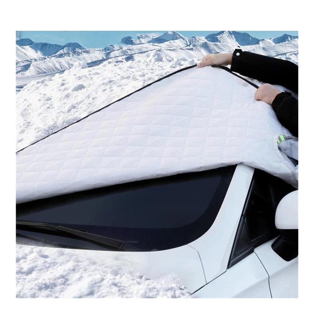 Auto Scheibenabdeckung Winter Auto Abdeckung Outdoor Protector Sonnenschutz Windschutzscheibe Markise Außen Halb Wasserdicht Deckt Schnee Fahrzeuge Windschutzscheibe Abdeckung von CNMVCJSAR