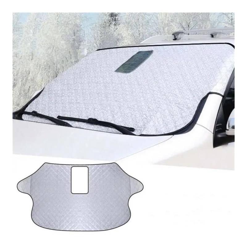 Auto Scheibenabdeckung Winter Ice Cover Windproof Sunshade Cover Windschutzscheibe Schnee Entfernen Protector Car Cover Waterproof Für Die Meisten Autos Windschutzscheibe Abdeckung(Old Version) von CNMVCJSAR