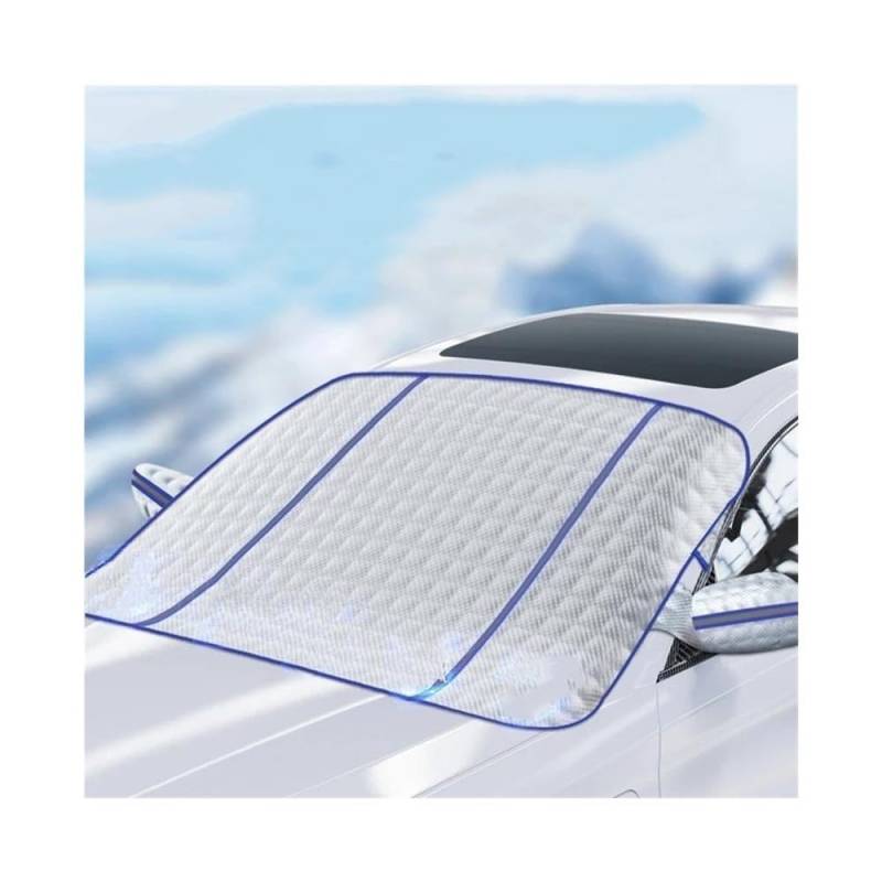 Auto Scheibenabdeckung Winter Sonne Schnee Eis Abdeckung Auto Windschutzscheibe Abdeckung Wasserdicht Staubdicht Anti-Frost UV-Schutz Schnee Abdeckung Mit Magnetischen Rand Windschutzscheibe Abdeckung von CNMVCJSAR