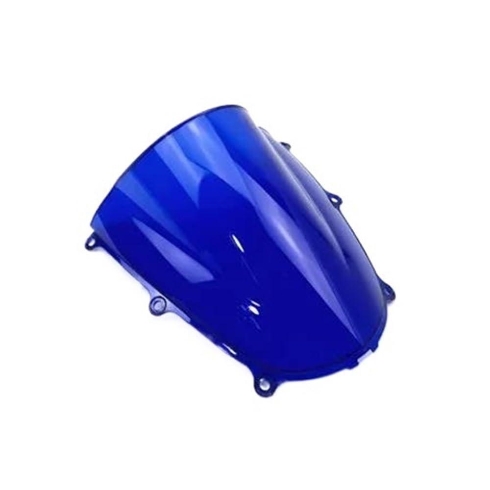 Motorrad-Windabweiser Motorräder Windschutzscheibe Windschutz Double Bubble Für CBR600 RR Cbr600 CBR600RR CBR 600 2005 2006 F5 Motorrad Windschild(Blue) von CNMVCJSAR