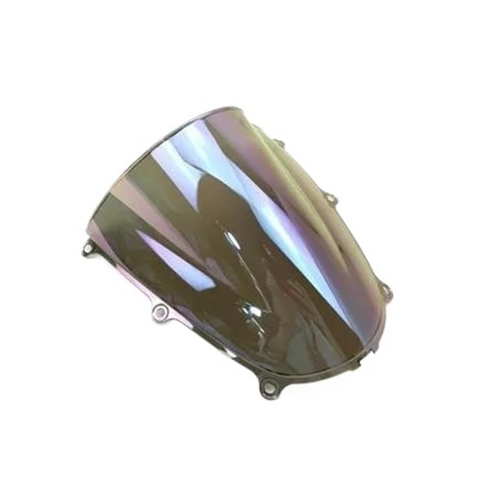 Motorrad-Windabweiser Motorräder Windschutzscheibe Windschutz Double Bubble Für CBR600 RR Cbr600 CBR600RR CBR 600 2005 2006 F5 Motorrad Windschild(Clear iruidium) von CNMVCJSAR