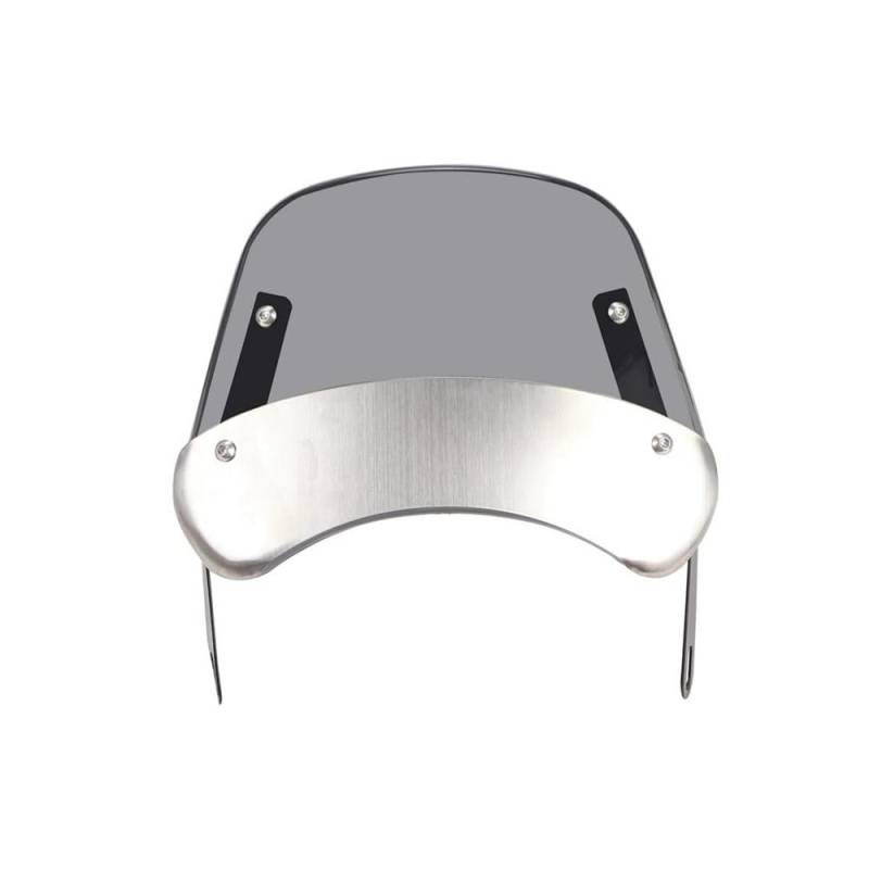 Motorrad-Windabweiser Windabweiser-Windschutzscheibe 6,5-9,45-Zoll-Motorrad-Scheinwerfer-Windschutzscheibe Universeller Motorrad-Windabweiser Motorrad Windschild(Blanc) von CNMVCJSAR