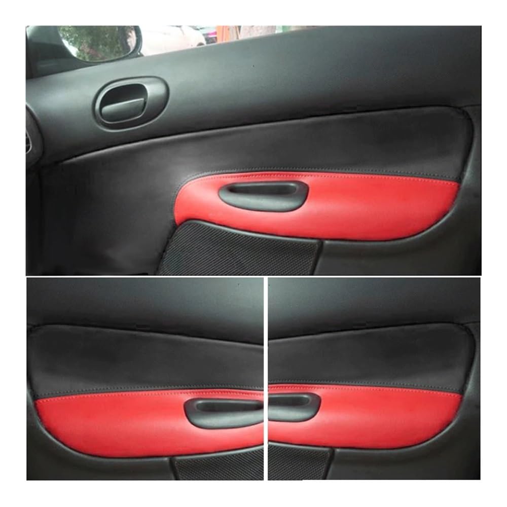 Auto Interieur Zubehör Auto Styling Mikrofaser Innentür Armlehne Panel Abdeckung Schutz Trim Für Peugeot 206 Für Citroen C2 von CNSJSS