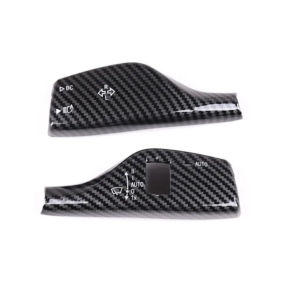 Auto Interieur Zubehör Carbon Fiber Style Autozubehör Blinker Wischerschalter Zierstange Für F20 F30 F15 F16 F49 F52 G01 G02 von CNSJSS