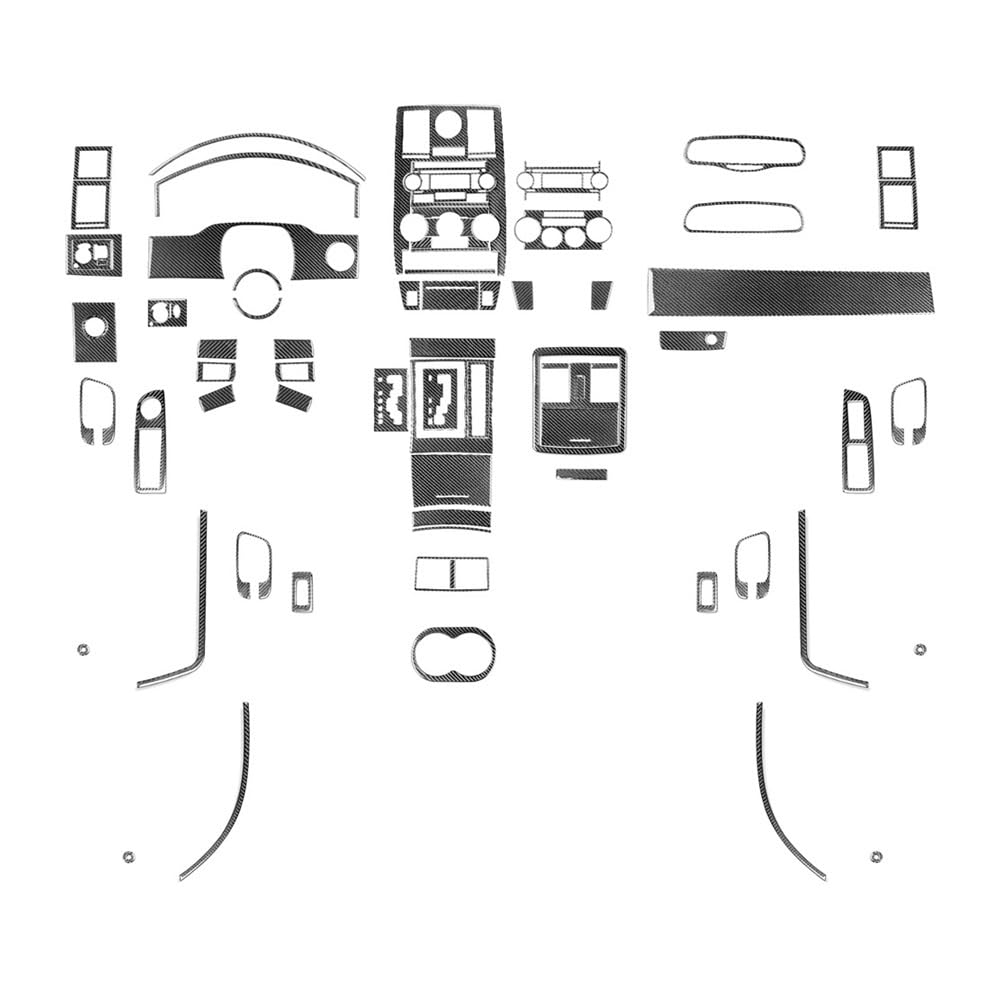 Auto Interieur Zubehör Für Chrysler 300 300C 2005 2006 2007 Komplettset Schalthebel Lenkrad Aufkleber Zierabdeckung Autozubehör von CNSJSS