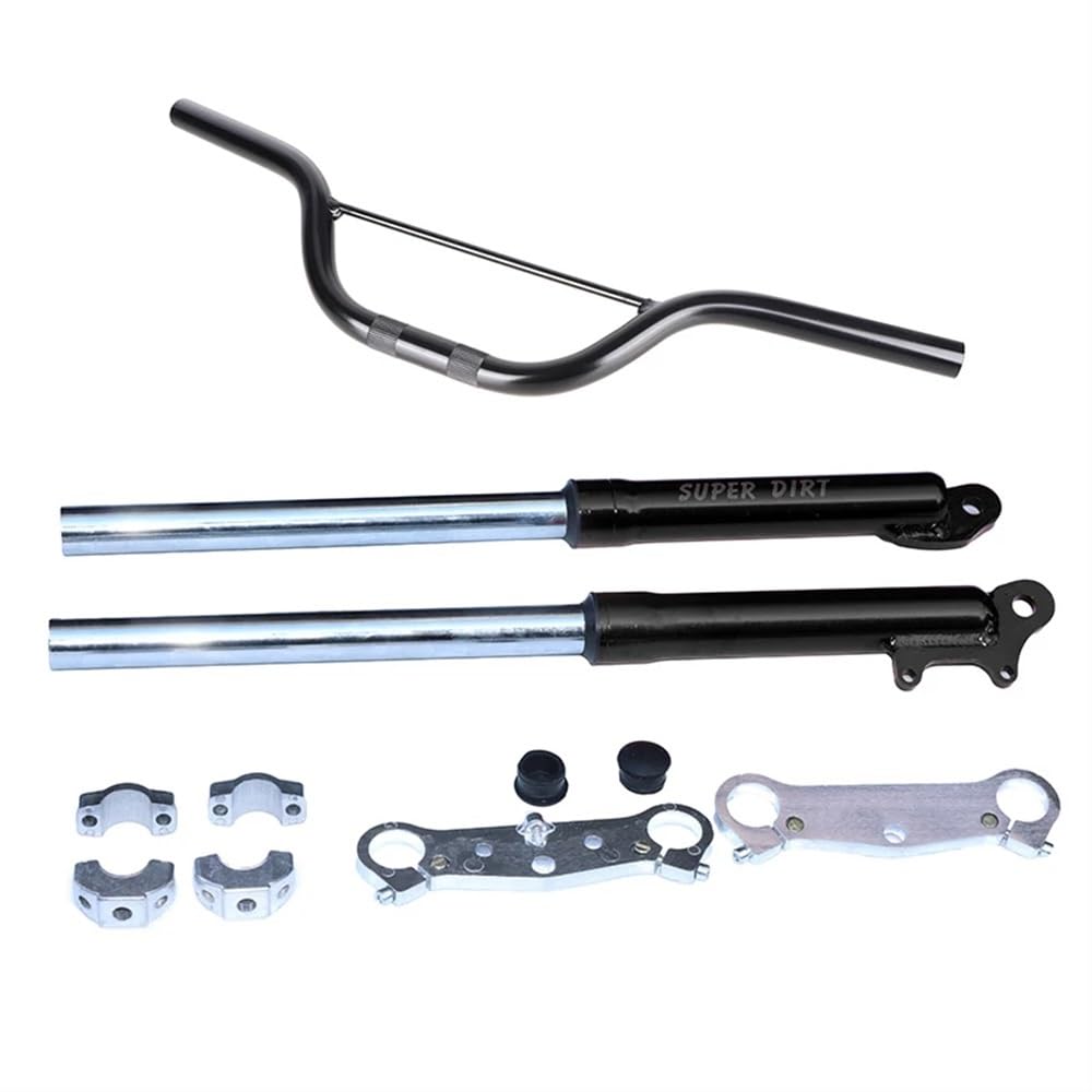 CNSJSS Fahrrad Dämpfer Motorrad 22mm 7/8 "Aluminium Lenker Vorne Stoßdämpfer Suspension Kit Für 47cc 49cc Dirt Pit Bike Moped Superbike Motorrad-Stoßdämpfer von CNSJSS