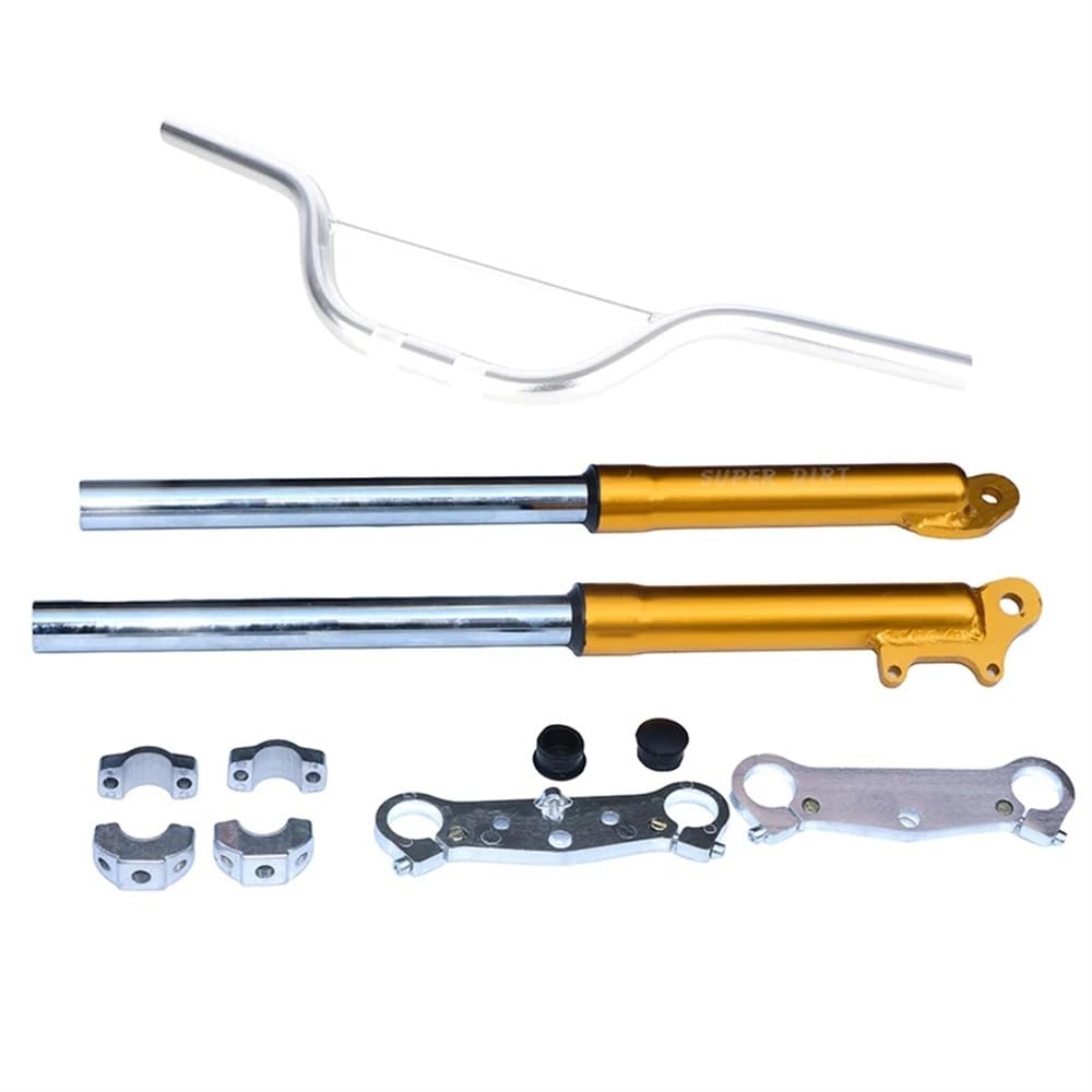 CNSJSS Fahrrad Dämpfer Motorrad 22mm 7/8 "Aluminium Lenker Vorne Stoßdämpfer Suspension Kit Für 47cc 49cc Dirt Pit Bike Moped Superbike Motorrad-Stoßdämpfer von CNSJSS