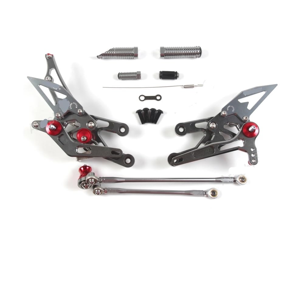 Motorrad Pedalbaugruppe 1 Set Für CBR1000RR 2004-2020 CNC Einstellbare Fußstütze Fußrastenanlage Fuß Peg für CBR1000 CBR 1000 RR 2008-2011 von CNSJSS