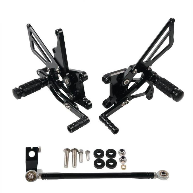 Motorrad Pedalbaugruppe CNC Fußrasten hinten Sets für Tr&iumph Daytona 955i 1999–2006 für Speed ​​Triple 1050 05–10 Daytona T595 97–98 für Speed ​​Triple T509 97–02 von CNSJSS