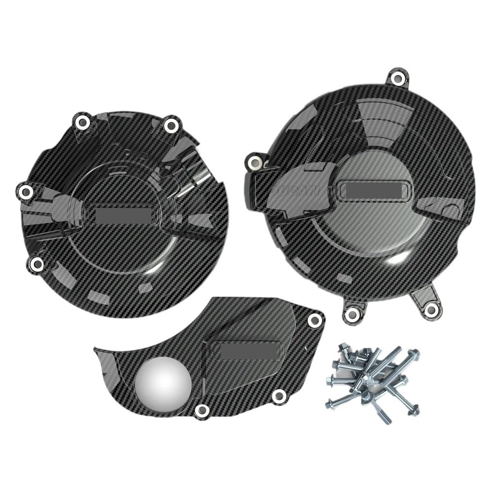 Motorstatorabdeckung Motorrad Motor Lichtmaschine Kupplung Schutz Abdeckung Für Du&Cati Für Monster 797 Plus 2017-2021 & Für Monster 659 2018-2021 von CNSJSS