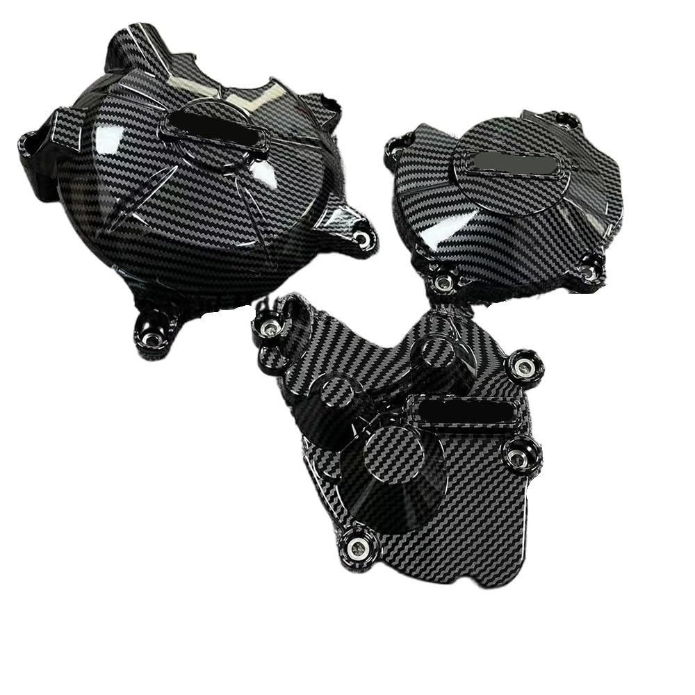 Motorstatorabdeckung Motorrad-Sekundärmotor-Abdeckungsschutz-Set für Ka&wasaki ZX-6R 2007–2023 von CNSJSS