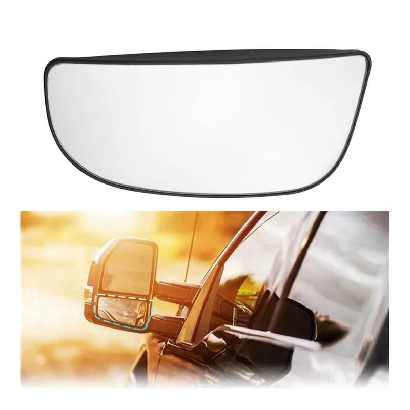 Spiegelglas Auto-Rückspiegel, Unterer Glastürflügel, Schlepptauspiegel, Linke Seite, 68067731AA, Für Ram 1500 2500 3500 4500 5500 2010–2020 Außenspiegel Verstellbar Geeignet von CNSJSS